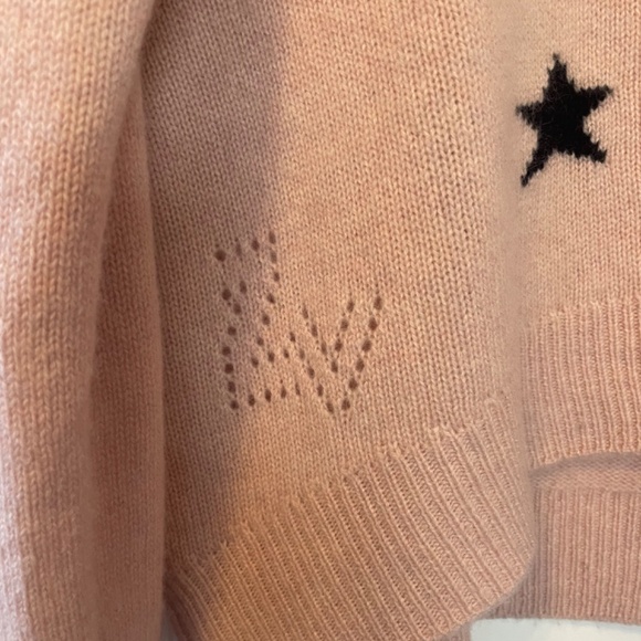 ZADIG & VOLTAIRE MARKUS STARS CASHMERE SWEATER SIZE S! - Picture 5 of 8
